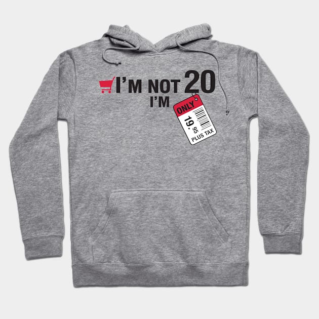 I'm not 20 Hoodie by nektarinchen